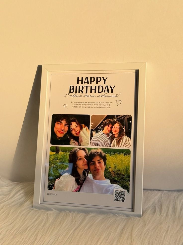Customized A5 size photo Frame