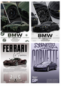 4 Wall posters (4x5)