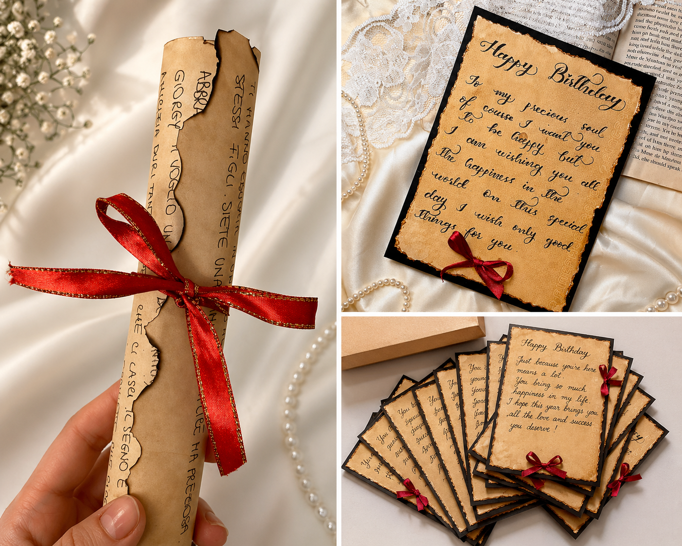 Vintage Style Handmade Letter