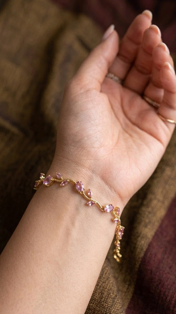 Pink Tulip Braclet