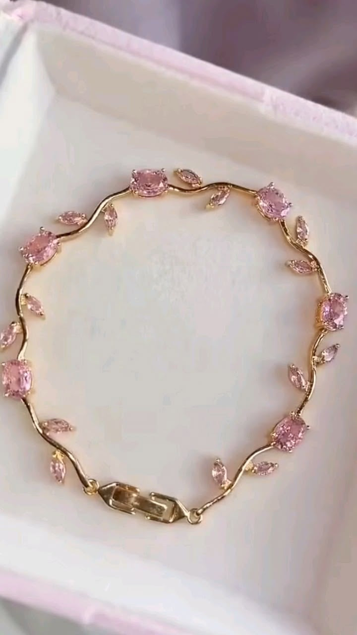 Pink Tulip Braclet